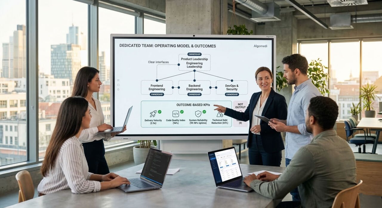 Dedicated Team Model for Product Development: Operations, Roles and KPIs